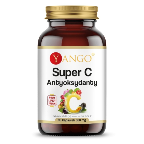 Yango Super C Antyoksydanty 90 kapsułek cena 14,58$