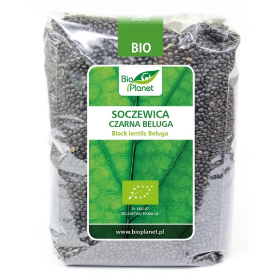 Soczewica czarna beluga 1 kg BIO Bio Planet cena 27,89zł