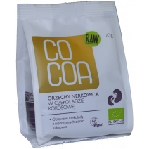 Cocoa orzechy nerkowca w czekoladzie kokosowej 70 g BIO