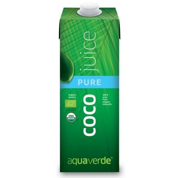 Woda kokosowa 1l BIO Aqua Verde  cena 12,99zł