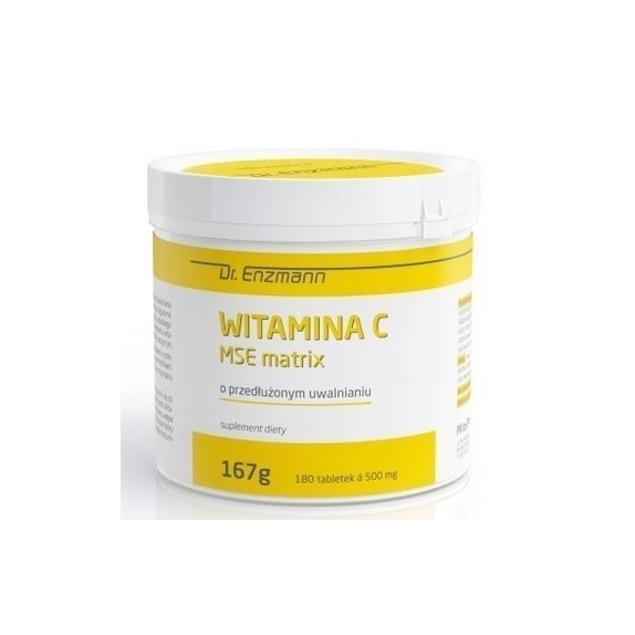 Dr Enzmann Witamina C MSE matrix 90 tabletek  cena 25,92$
