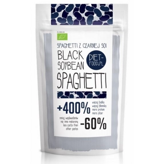 Makaron spaghetti z czarnej soji 200 g Diet Food cena 11,18zł