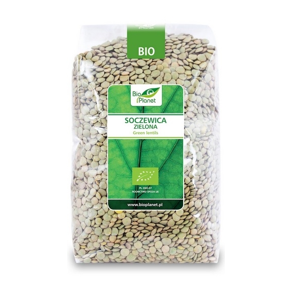 Soczewica zielona 1 kg BIO Bio Planet cena 19,05zł