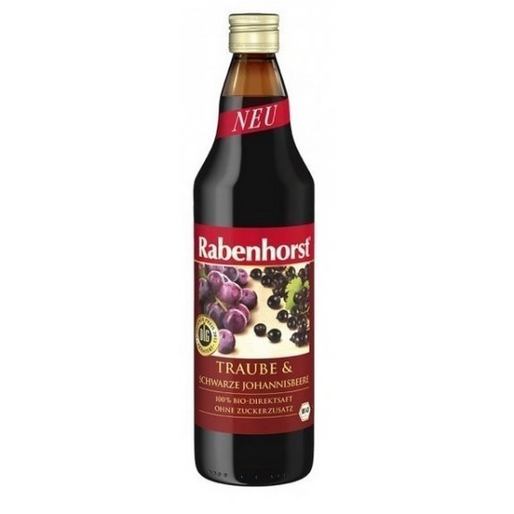 Sok czerwone winogrona z żelazem 125 ml Rabenhorst cena 3,45zł