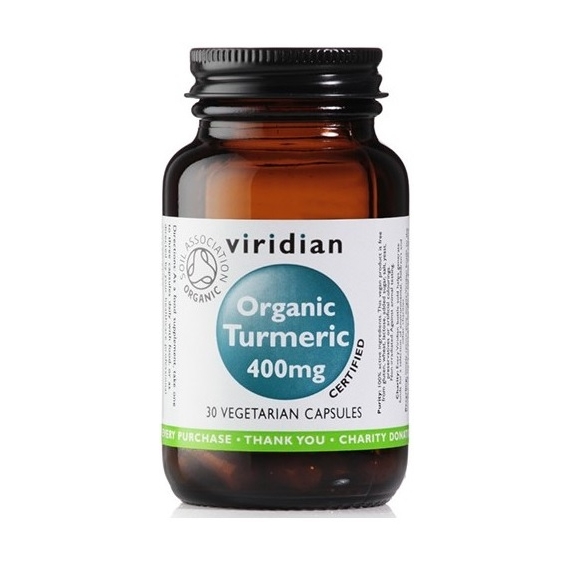 Viridian Organic Turmeric kurkuma 30 kapsułek cena 46,90zł