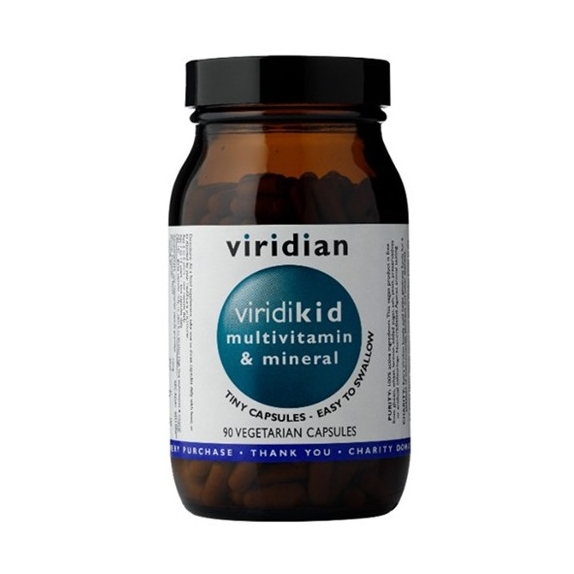Viridian Viridikid dla dzieci (witaminy i minerały) 90 kapsułek cena 25,37$
