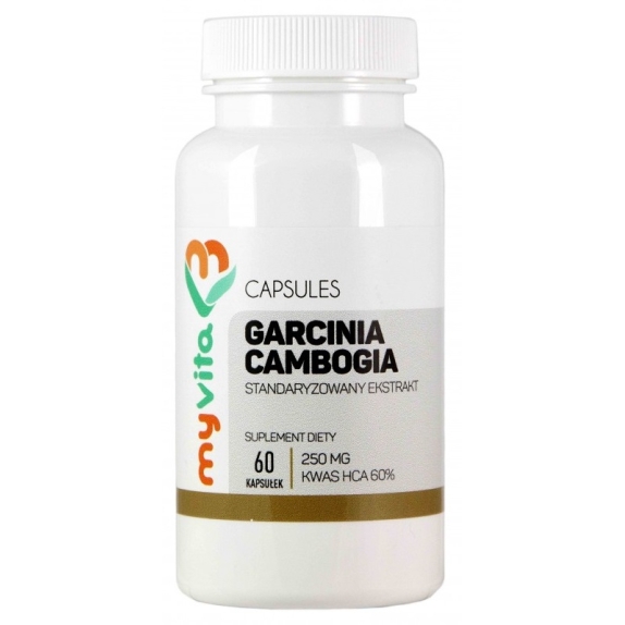 MyVita Garcinia Cambogia Ekstrakt 250 mg 60 kapsułek cena 21,99zł