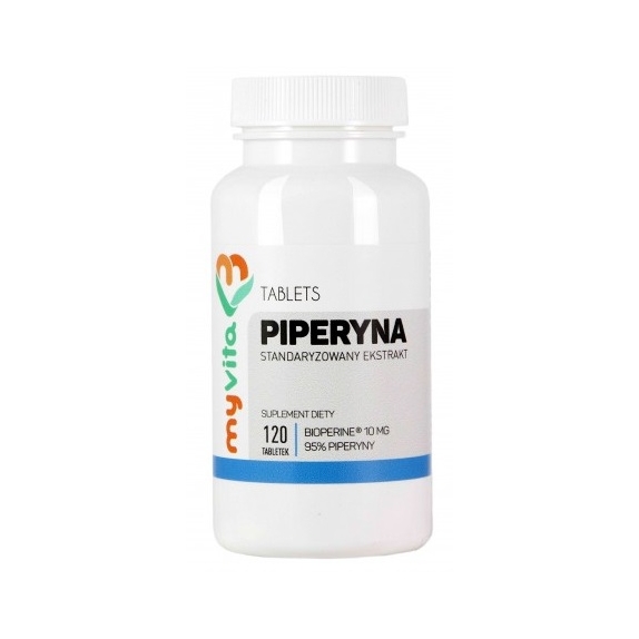 MyVita Piperyna 10 mg 120 tabletek cena 26,90zł