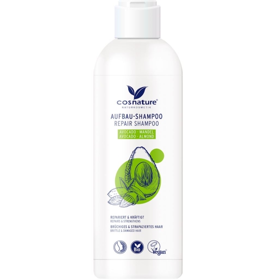 Naturalny regenerujący szampon do włosów awokado i migdał 250 ml Cosnature ECO cena €4,01