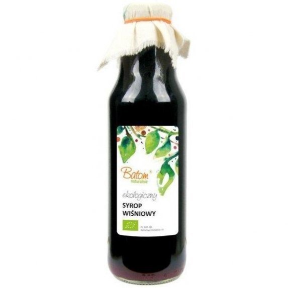 Syrop wiśniowy BIO 750 ml Batom cena 21,62zł