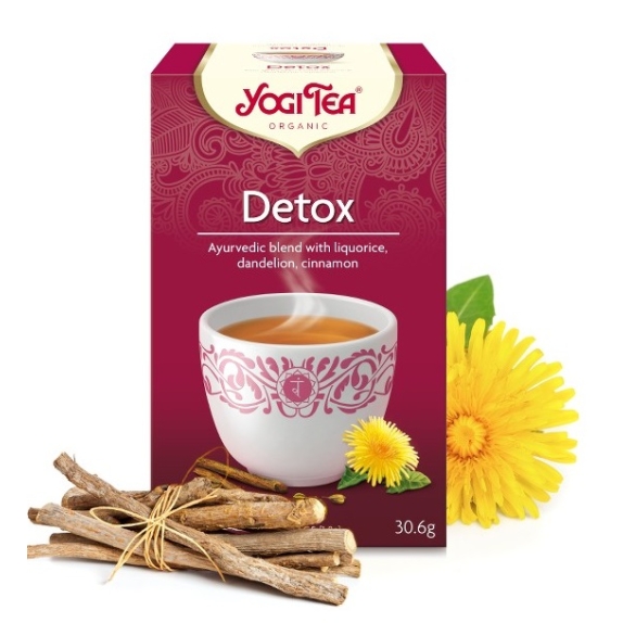 Herbata detox 17 saszetek x 1,8g BIO Yogi Tea cena 12,99zł