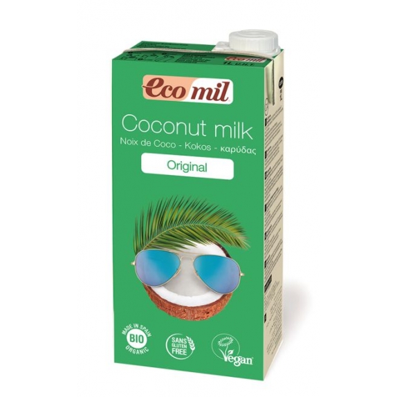 Napój kokosowy słodzony syropem z agawy BIO 1 l Ecomil cena 12,76zł