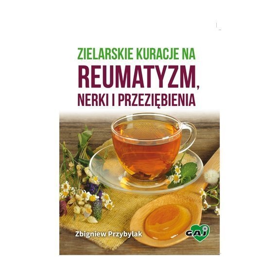 Książka"Zielarskie kuracje na reumatyzm" Przybylak+ Herbata Ziemiańska ziołowa 1 sasz. cena 11,59zł