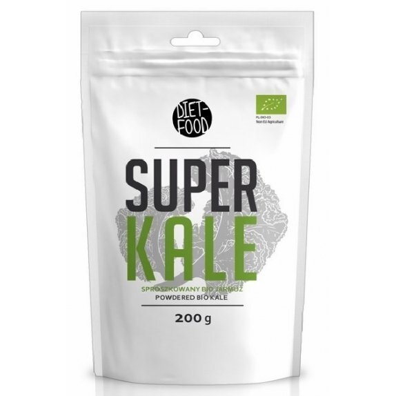 Jarmuż sproszkowany Super Kale BIO 100 g Diet Food cena 23,26zł