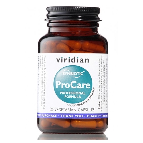 Viridian Synbiotyk ProCare 30 kapsułek cena 35,10$