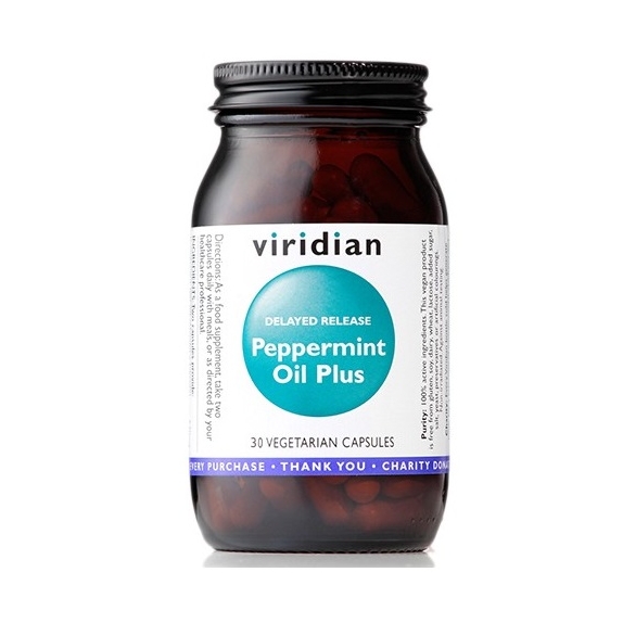 Viridian Peppermint Oil Plus DR 30 kapsułek cena 58,00zł