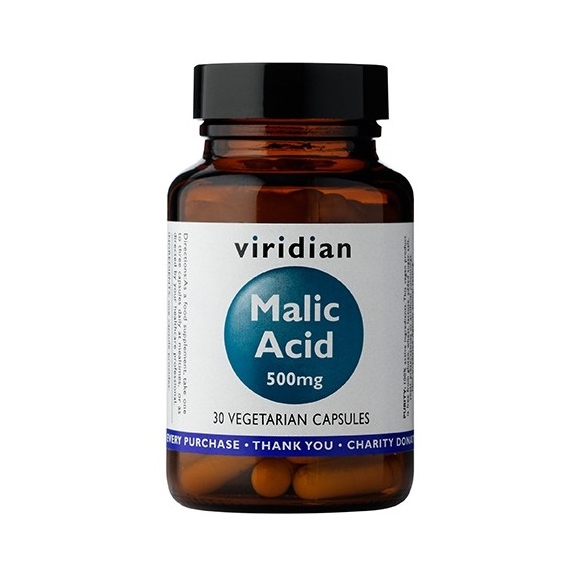 Viridian Malic Acid Kwas Jabłkowy 30 kapsułek cena €9,51