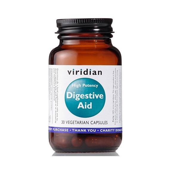 Viridian Digestive Aid enzymy trawienne 30 kapsułek cena 55,30zł