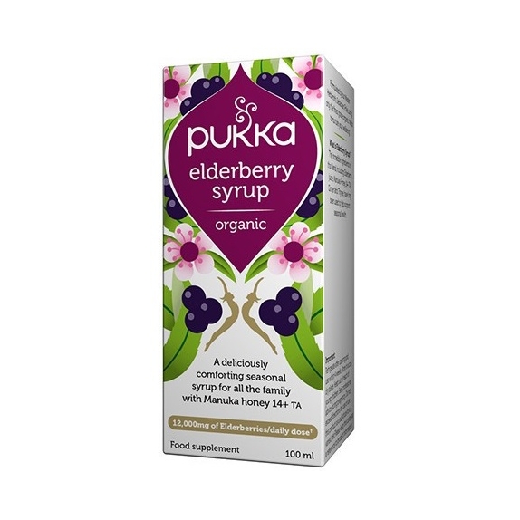Pukka Elderberry Syrup dla układu oddechowego 100 ml cena 76,90zł