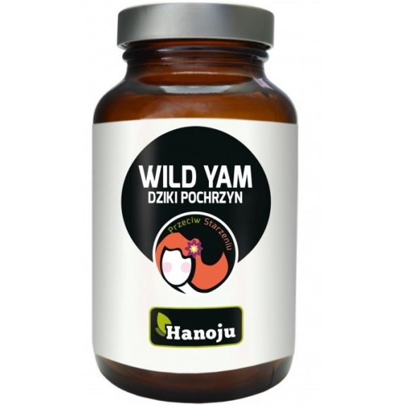 Hanoju Wild Yam (Dziki Pochrzyn) 500mg 90 kapsułek cena 72,10zł