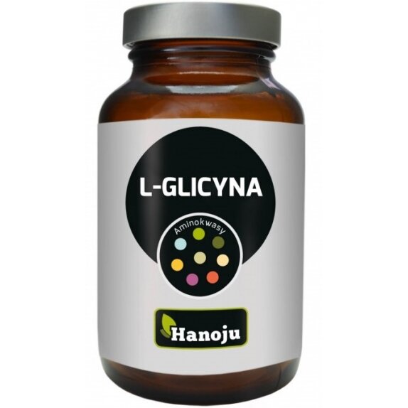 Hanoju L-glicyna 600 mg 90 kapsułek cena 40,70zł