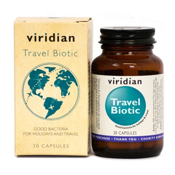 Viridian Travel Biotic 30 kapsułek cena 33,60$