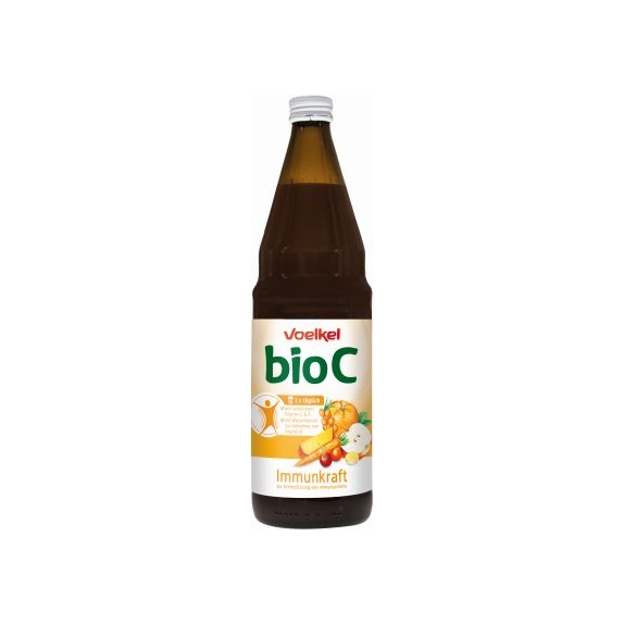 Bio C- mieszanka soków wspomagająca odporność BIO 750 ml Voelkel cena 18,74zł