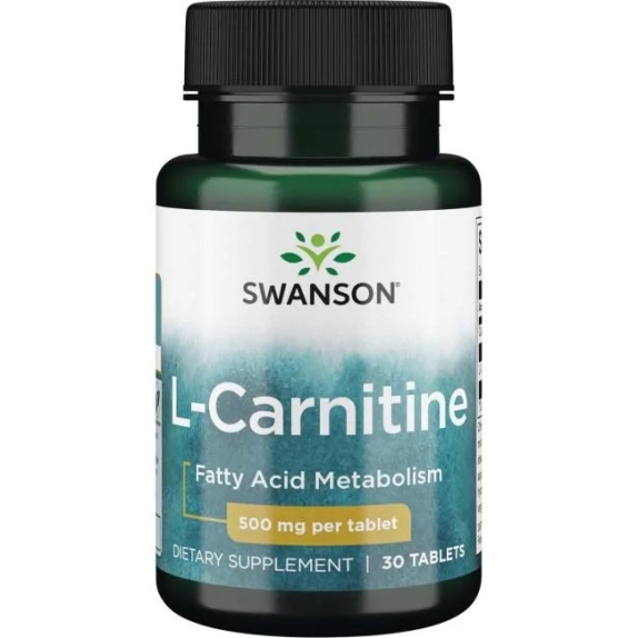 Swanson l-karnityna 500 mg 30 tabletek cena 8,07$