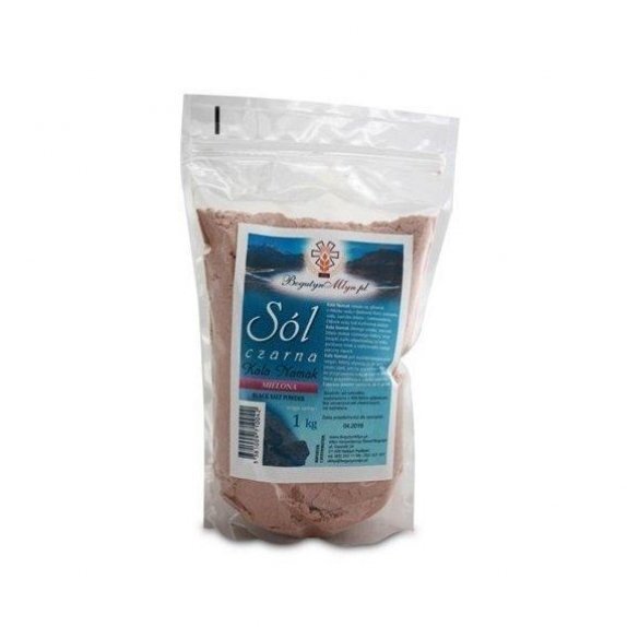 Sól czarna himalajska mielona 1 kg Bogutyn cena 12,05zł