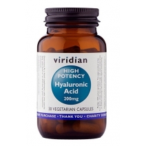 Viridian Kwas hialuronowy 200 mg 30 kapsułek