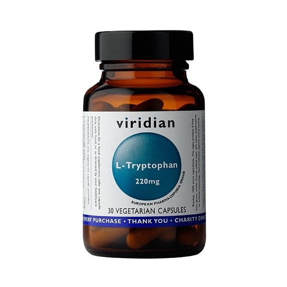 Viridian L-tryptofan 30 kapsułek  cena €13,14