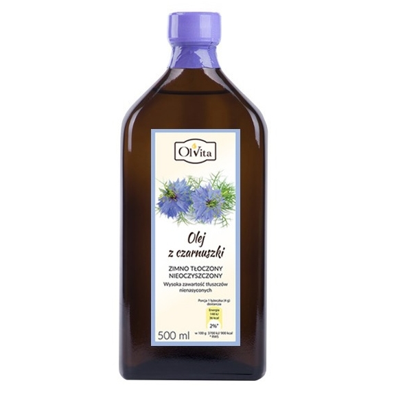 Olvita olej z czarnuszki 500 ml cena 92,19zł