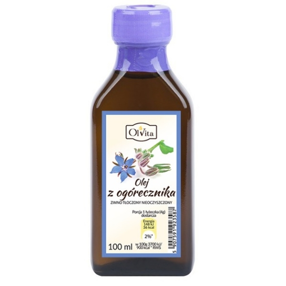 Olej z ogórecznika 100 ml Olvita cena 40,94zł