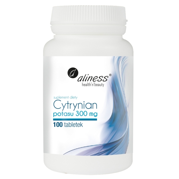 Aliness cytrynian potasu 300 mg VEGE 100 tabletek cena 7,26$
