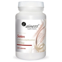 Aliness Selen L-selenometionina 200µg 100 tabletek