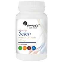 Aliness selen selenian (IV) sodu 100µg VEGE 100 tabletek