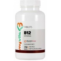 MyVita Witamina B12 100 mcg 250 tabletek 