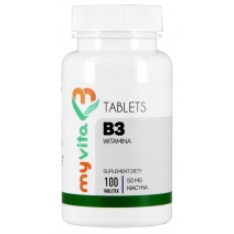 MyVita Witamina B3 Niacyna 50 mg 100 tabletek