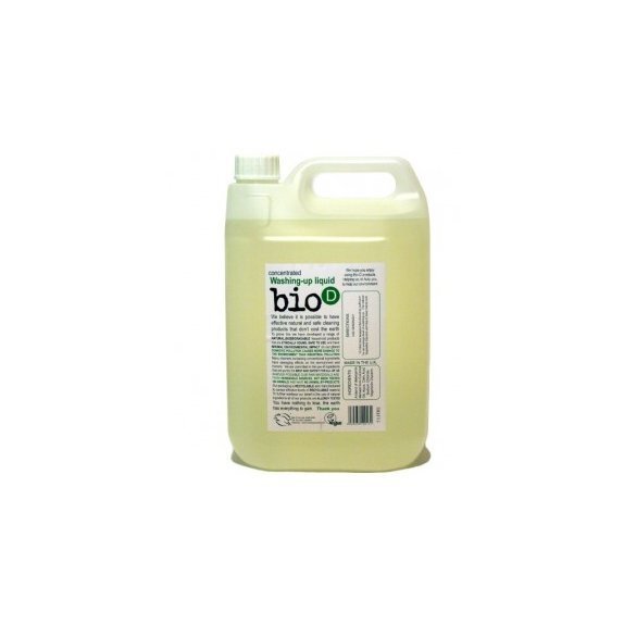 Hypoalergiczny skoncentrowany płyn do mycia naczyń odpowiedni dla skóry wrażliwej 5 l Bio-D cena 54,65zł