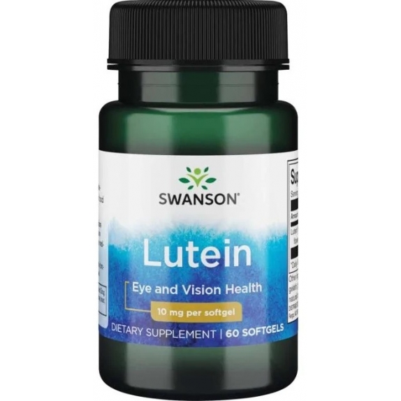 Swanson Luteina 10 mg 60 kapsułek cena 7,53$