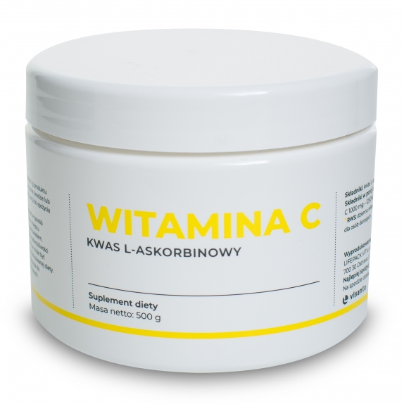 Visanto Witamina C 100% kwas L-askorbinowy 500 g cena €11,32