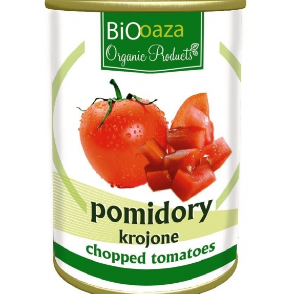Pomidory krojone 400 g BIO BioOaza cena 4,20zł