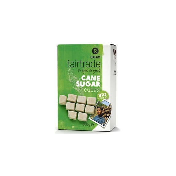 Cukier trzcinowy w kostkach Fair Trade 500g BIO Oxfam cena 17,19zł