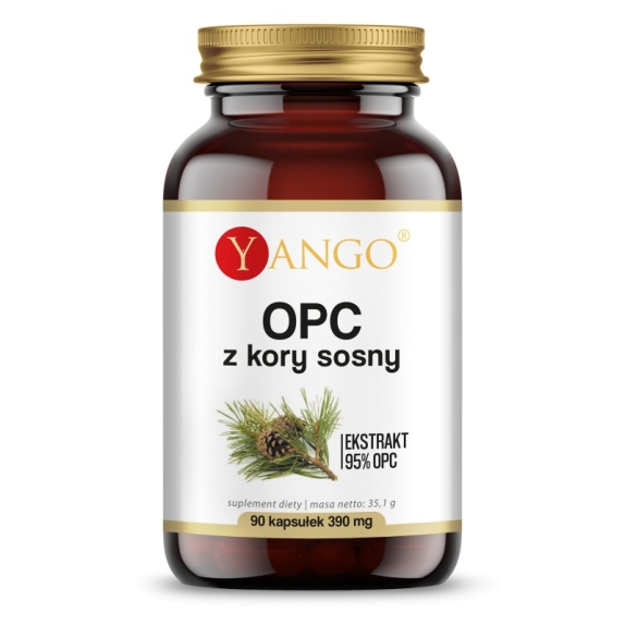 Yango OPC 95% z Kory Sosny 90 kapsułek cena 15,90$
