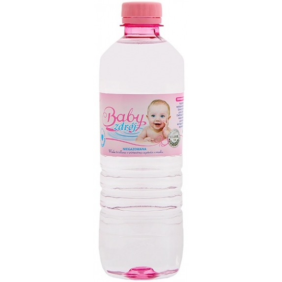 Woda źródlana niegazowana 500 ml Baby Zdrój cena 3,55zł