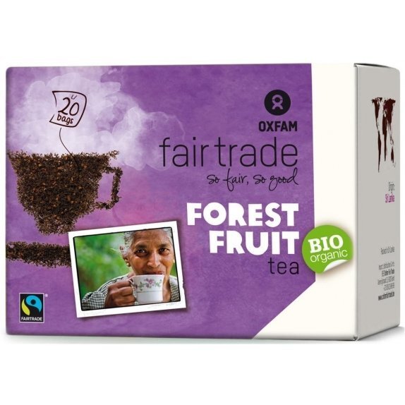 Herbata czarna owoce leśne ekspresowa Fair Trade BIO (20x1,8g) Oxfam ft cena 11,19zł