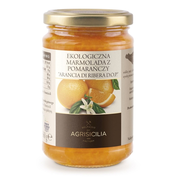 Marmolada z pomarańczy 360 g BIO Agrisicilia cena 18,35zł
