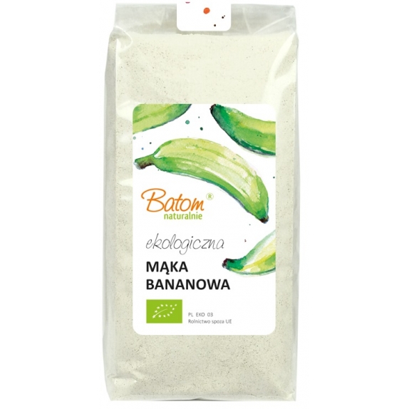 Mąka bananowa 500 g BIO Batom cena €5,79