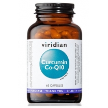 Viridian Kurkumin + Koenzym Q10 100 mg z MCT 60 kapsułek