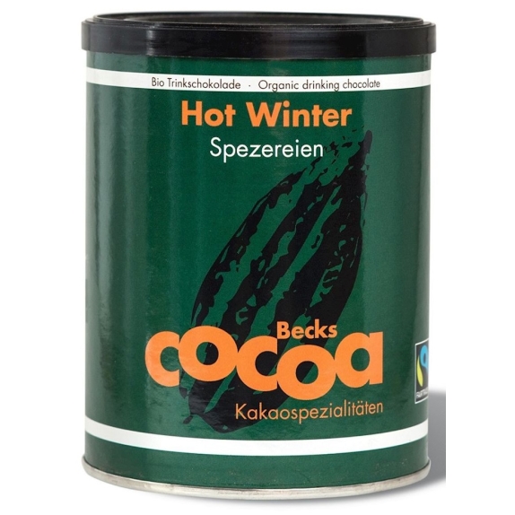 Czekolada do picia hot winter FT bezglutenowa 250g BIO Becks Cocoa cena 8,34$